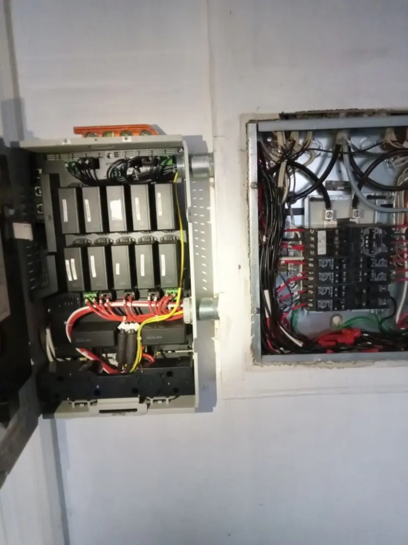 Electrical panel upgrade completed for Indoor Lighting Installation in Walkertown